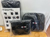 All three Lekaro weighted fitness items in sealed plastic with instruction sheet