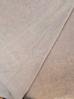 Overall view of gray micro-suede fabric