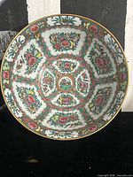 Overhead view of interior decoration showing full pattern