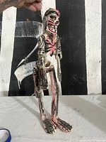 Front view of articulated skeleton figure standing