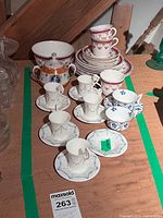 Group shot of entire lot on table