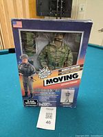 Front of boxed Soldiers of the World remote-control moving action figure