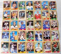 Full layout of all 35 1987 Topps baseball cards