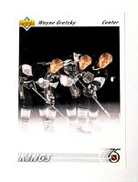 Front of 1991 Upper Deck Wayne Gretzky card
