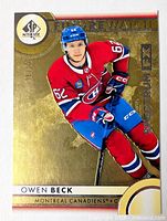 Front view of Owen Beck SP Authentic Future Watch Spectrum FX card