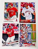 All four cards laid out for overview