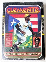 Front of sealed card brick showing Roberto Clemente Diamond King card