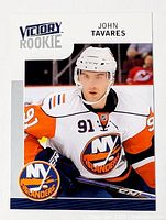 Front view of John Tavares Victory Rookie card