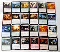 All 24 cards laid out in four rows of six