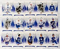 Full grid of 12 Toronto Maple Leafs Centennial cards