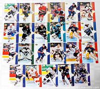 All 23 Upper Deck Rookie Update cards laid out in grid