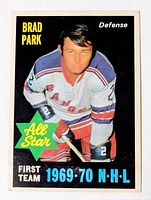 Front of Brad Park O-Pee-Chee #239 card