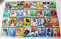 All 32 football cards laid out in 5-row grid