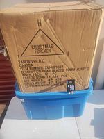 Master carton showing brand, item number, description and quantity