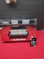 Front of Timex Sinclair 1000 box showing computer image and branding