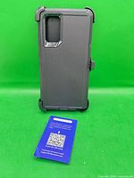 Front view of Briskrar Defender case showing camera cut-out and texture