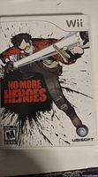 Front cover of No More Heroes Wii game case