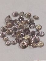 Group of loose faceted color change garnets
