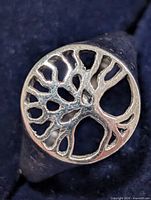 Front view showing Tree of Life design