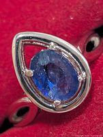 Front view showing sapphire and pear bezel