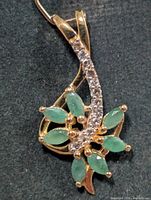 Front view of pendant showing overall design