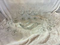 All 14 glass pieces arranged together