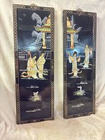 Front view of both panels showing full designs and condition