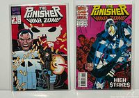 Front covers of both comics in bags and boards