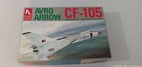 Box top showing Hobbycraft Avro Arrow CF-105 artwork and branding
