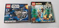 Front of both LEGO Star Wars boxes