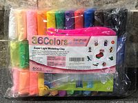 Front of sealed package showing 36 Colours Super Light Modeling Clay label