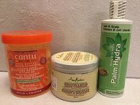 Front view of all three hair products