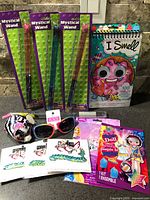 Group shot of all packaged items