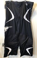 Front view of black Mission RH Axiom A3 hockey pants