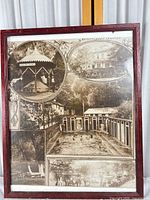 Full view of framed collage