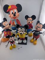 Group shot of all six Mickey Mouse figures