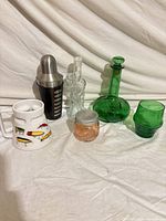 All six barware items grouped