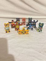 all ten block figures posed