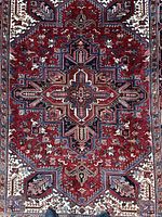 Full view of rug showing overall design and colors
