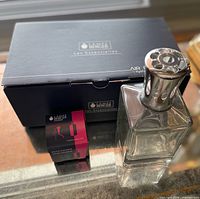 Lamp and box front view