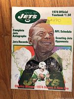 Front cover showing title, price, team logo and Charley Winner artwork