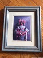 Front view of framed Anne Geddes print