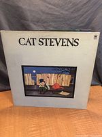 Front cover of Cat Stevens LP showing title and illustration