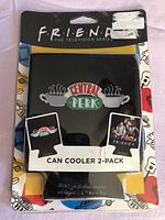 Front of sealed Friends can cooler 2-pack packaging