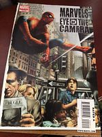 Front cover showing title, Spider-Man artwork, creators, rating, barcode