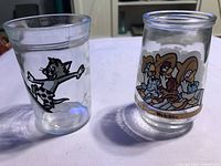 Both Welch's jelly glasses side by side