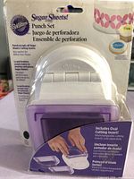 Front view of sealed Wilton Sugar Sheets! Punch Set package