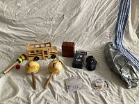 All items laid out on white background