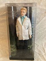Front view of boxed Carlisle Cullen Barbie doll