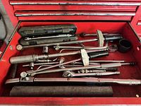 Drawer showing entire lot of torque wrenches and drive tools